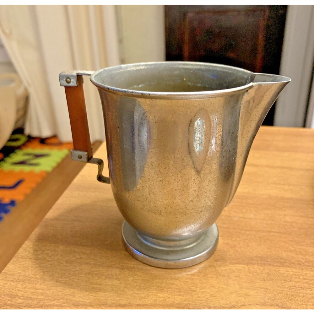 Art Deco Coffee Creamer Made in England Best British Masters Chromium Vintage